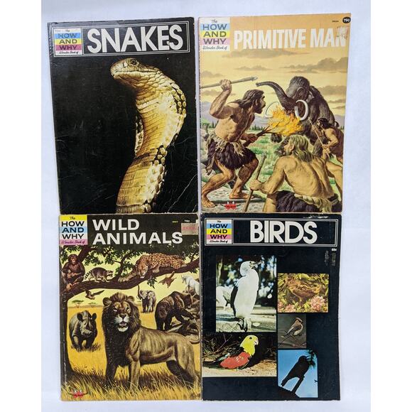 Book Lot 12 Vintage How and Why Wonder Children's Books Classroom Educational - Picture 4 of 6